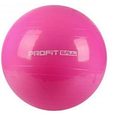 М'яч для фітнесу - 75см. MS 0383, Розовый