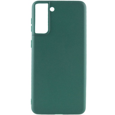 Силиконовый чехол Candy для Samsung Galaxy S21 Зеленый / Forest green