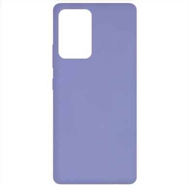 Чохол Silicone Cover Full without Logo (A) для Samsung Galaxy A52 4G / A52 5G / A52s, Бузковий / Dasheen