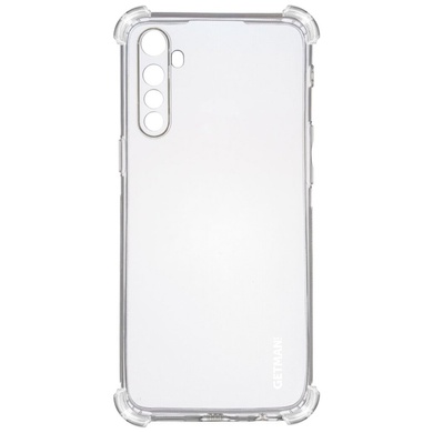 TPU чехол GETMAN Ease logo усиленные углы для Xiaomi Mi Note 10 Lite, Прозрачный / Transparent