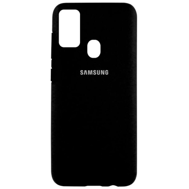Чохол Silicone Cover Full Protective (AA) для Samsung Galaxy M30s / M21, Чорний / Black