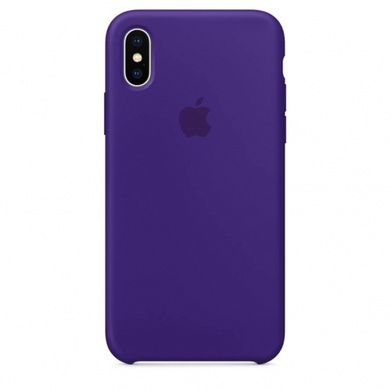 Чехол Silicone Case (AA) для Apple iPhone XS Max (6.5") Фиолетовый / Ultra Violet