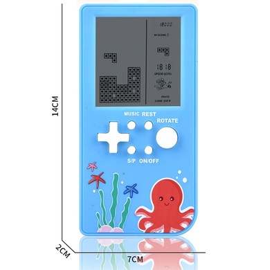 Портативная игровая консоль Tetris T13 Blue
