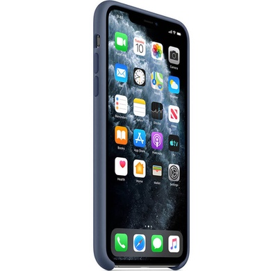Чехол Silicone case (AAA) для Apple iPhone 11 (6.1") Голубой / Alaskan blue