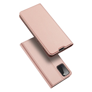 Чохол-книжка Dux Ducis з кишенею для візиток для Samsung Galaxy A51, Rose Gold