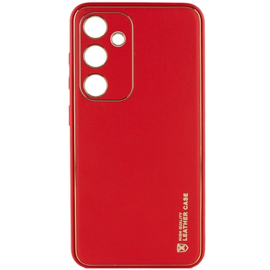 Шкіряний чохол Xshield для Samsung Galaxy A35, Червоний / Red