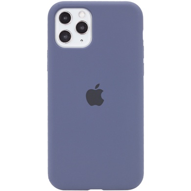 Чехол Silicone Case Full Protective (AA) для Apple iPhone 11 Pro Max (6.5") Темный Синий / Midnight Blue