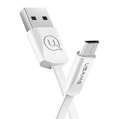Дата кабель USAMS US-SJ201 USB to MicroUSB 2A (1.2m), Белый