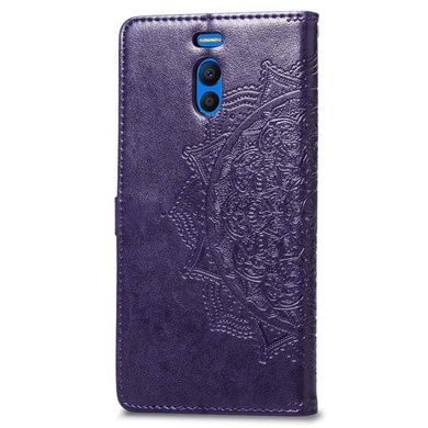 Кожаный чехол (книжка) Art Case с визитницей для Meizu M6 Note Фиолетовый