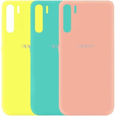 Чохол Silicone Cover My Color Full Protective (A) для Oppo A91, Бежевий / Antique White