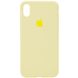 Чохол Silicone Case Full Protective (AA) для Apple iPhone XS Max (6.5 "), Желтый / Mellow Yellow