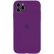 Чехол Silicone Case Full Camera Protective (AA) для Apple iPhone 12 Pro (6.1") Фиолетовый / Grape