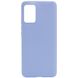 Силиконовый чехол Candy для Samsung Galaxy A03s Голубой / Lilac Blue
