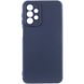 Чехол Silicone Cover Lakshmi Full Camera (AAA) для Samsung Galaxy A32 4G Темно-синий / Midnight blue