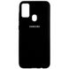 Чохол Silicone Cover Full Protective (AA) для Samsung Galaxy M30s / M21, Чорний / Black