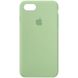 Чехол Silicone Case Full Protective (AA) для Apple iPhone 7 / 8 / SE (2020) (4.7") Зеленый / Pistachio