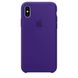 Чехол Silicone Case (AA) для Apple iPhone XS Max (6.5") Фиолетовый / Ultra Violet