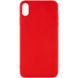 Силиконовый чехол Candy для Apple iPhone X / XS (5.8") Красный