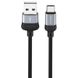 Дата кабель Borofone BX28 Dignity USB to Type-C (1m), Metal gray