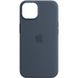 Шкіряний чохол Leather Case (AA Plus) with MagSafe для Apple iPhone 13 (6.1"), Indigo Blue