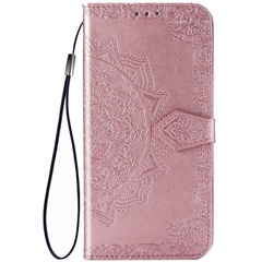 Кожаный чехол (книжка) Art Case с визитницей для Xiaomi Redmi Note 9 4G / Redmi 9 Power / Redmi 9T Розовый