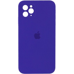 Чохол Silicone Case Square Full Camera Protective (AA) для Apple iPhone 11 Pro (5.8 "), Фіолетовий / Ultra Violet