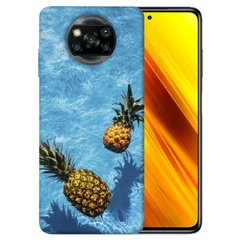 TPU чохол Summer collection Xiaomi Poco X3 NFC / Poco X3 Pro, Ананаси на воді