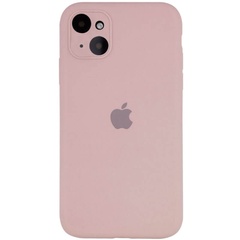 Чехол Silicone Case Full Camera Protective (AA) для Apple iPhone 13 (6.1") Розовый / Pink Sand