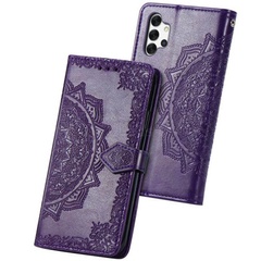 Кожаный чехол (книжка) Art Case с визитницей для Samsung Galaxy A72 4G / A72 5G Фиолетовый