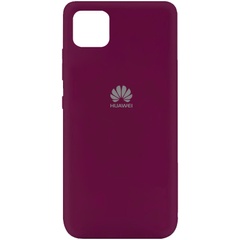 Чохол Silicone Cover My Color Full Protective (A) для Huawei Y5p, Бордовый / Marsala