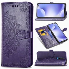 Кожаный чехол (книжка) Art Case с визитницей для Xiaomi Redmi Note 7 / Note 7 Pro / Note 7s Фиолетовый