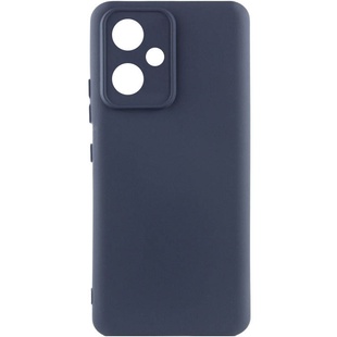 Чехол Silicone Cover Lakshmi Full Camera (A) для Xiaomi Redmi 12 Синий / Midnight Blue