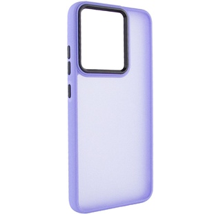 Чехол TPU+PC Lyon Frosted для Motorola Moto E40 Purple