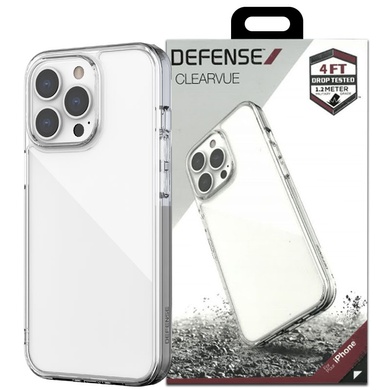 Чохол Defense ClearVue Series (TPU+PC) для Apple iPhone 13 Pro (6.1"), Прозорий