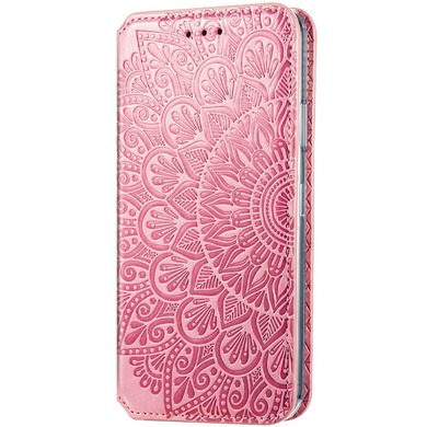 Кожаный чехол книжка GETMAN Mandala (PU) для Samsung Galaxy S20 FE Розовый