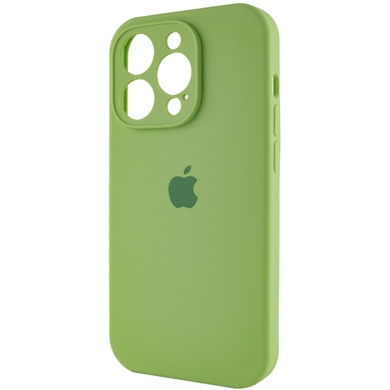 Чохол Silicone Case Full Camera Protective (AA) для Apple iPhone 13 Pro Max (6.7 "), М'ятний / Mint