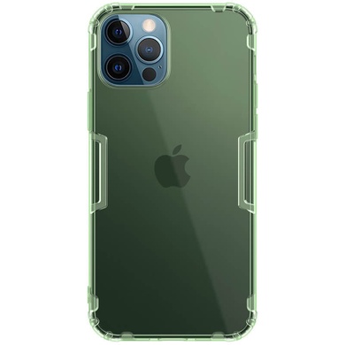 TPU чехол Nillkin Nature Series для Apple iPhone 13, Темно-зеленый (прозрачный)