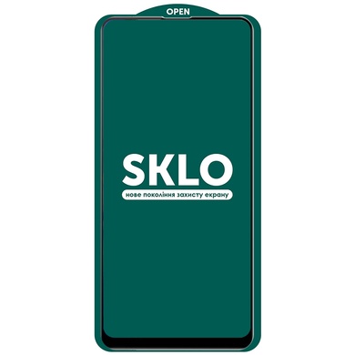 Защитное стекло SKLO 5D для Xiaomi Redmi 9 / Poco M3 / Redmi 9T Черный