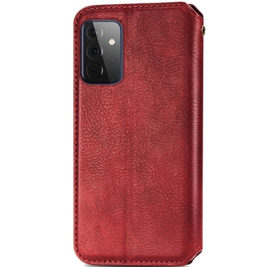 Кожаный чехол книжка GETMAN Cubic (PU) для Samsung Galaxy A73 5G Красный
