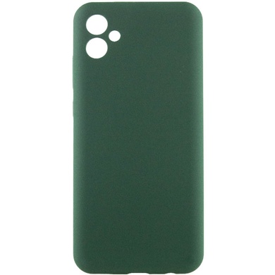 Чохол Silicone Cover Lakshmi Full Camera (AA) для Samsung Galaxy A06, Зелений / Dark Green