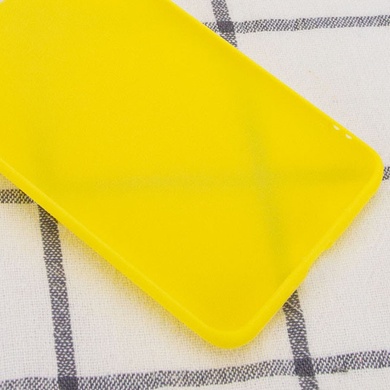 Силиконовый чехол Candy для Samsung Galaxy A03s Желтый