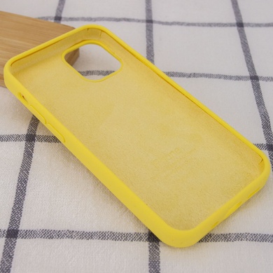 Чохол Silicone Case Full Protective (AA) для Apple iPhone 14 Pro (6.1"), Желтый / Yellow