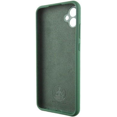 Чохол Silicone Cover Lakshmi Full Camera (AA) для Samsung Galaxy A06, Зелений / Dark Green