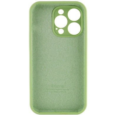 Чехол Silicone Case Full Camera Protective (AA) для Apple iPhone 13 Pro Max (6.7") Мятный / Mint