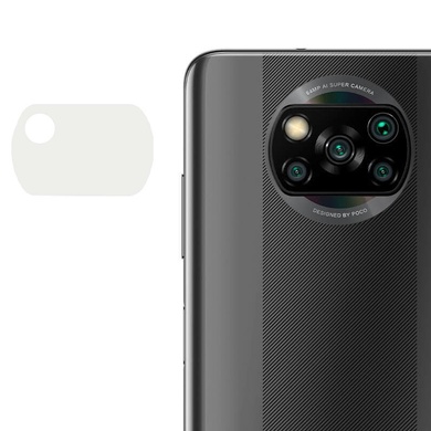 Гнучке захисне скло 0.18mm на камеру (тех.пак) для Xiaomi Poco X3 / Poco X3 NFC / Poco X3 Pro, Прозорий