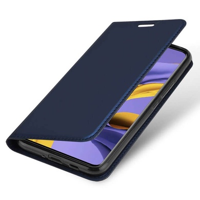 Чехол-книжка Dux Ducis с карманом для визиток для Samsung Galaxy A51 Синий
