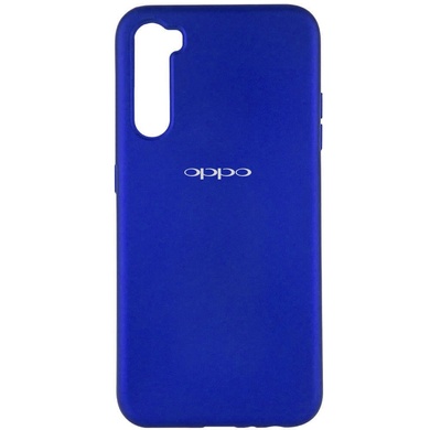 Чехол Silicone Cover Full Protective (A) для OPPO Realme 6, Синий / Navy