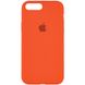 Чехол Silicone Case Full Protective (AA) для Apple iPhone 7 plus / 8 plus (5.5") Оранжевый / Kumquat