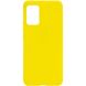 Силиконовый чехол Candy для Samsung Galaxy A03s Желтый