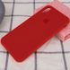 Чехол Silicone Case Full Protective (AA) для Apple iPhone X (5.8") / XS (5.8") Красный / Dark Red